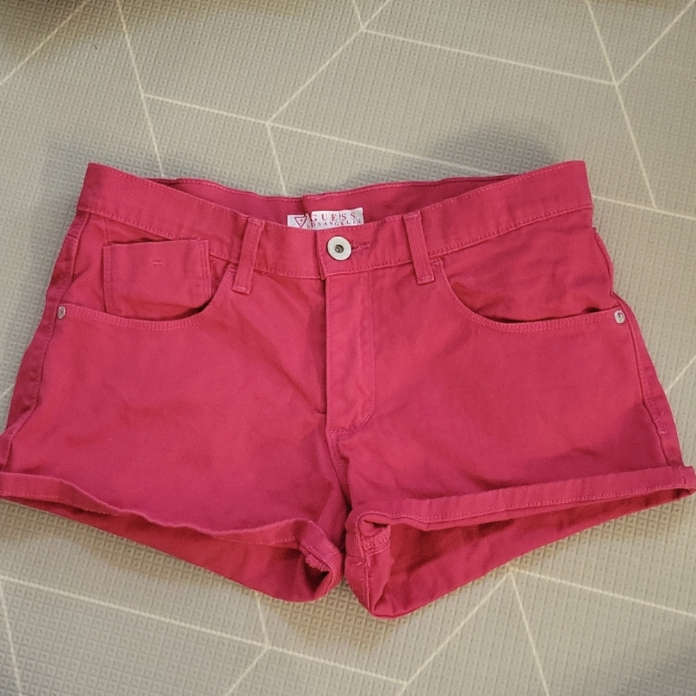 Pink guess shorts